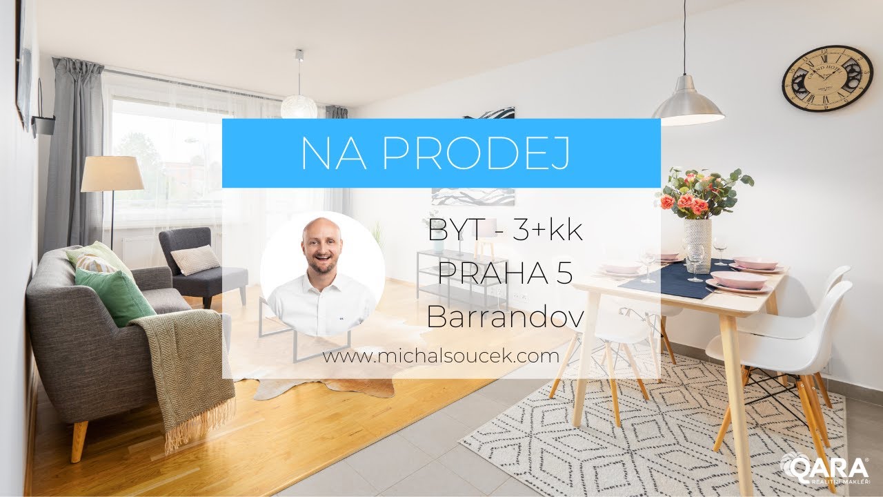 PRODÁNO - Krásný byt 3+kk na Barrandově