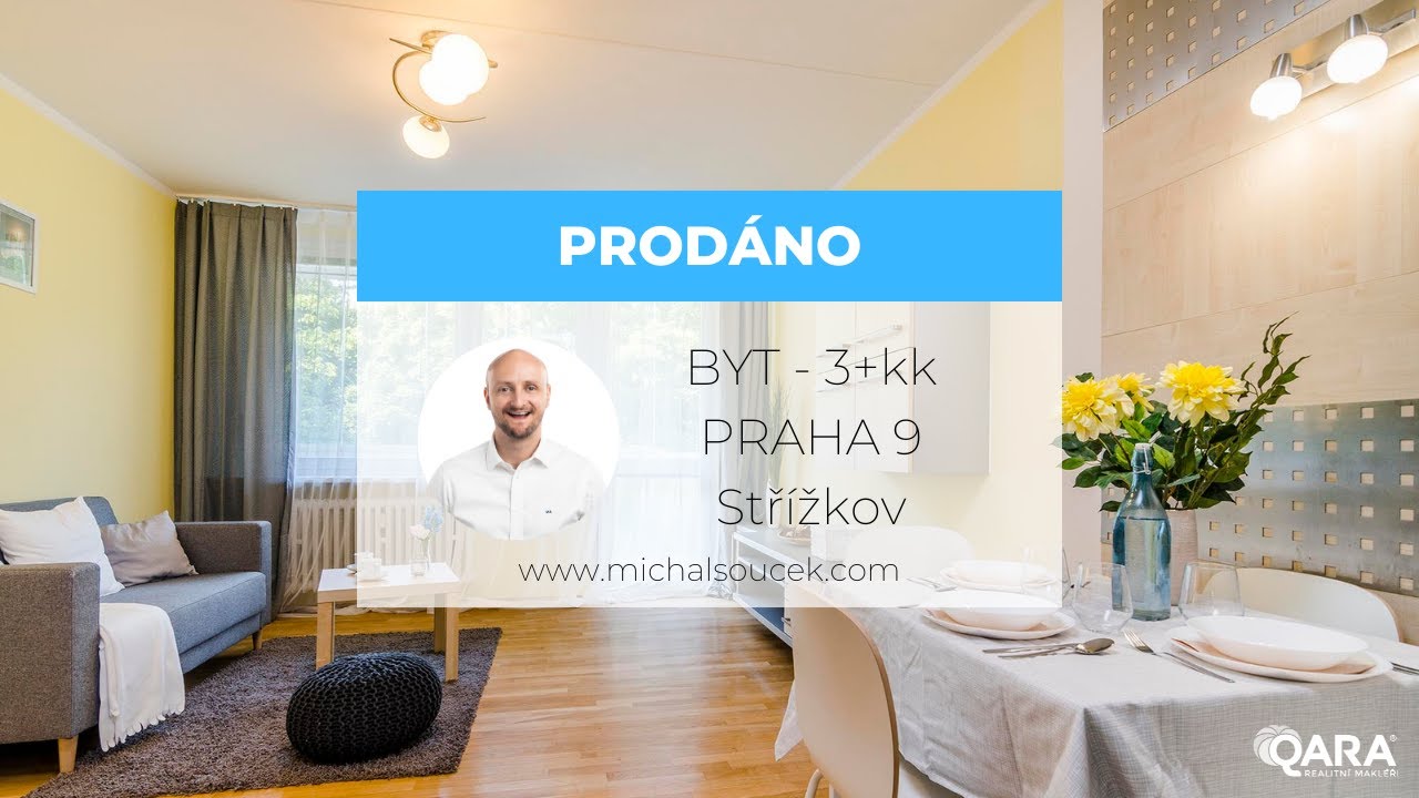 PRODÁNO - Krásný byt 3+kk na Střížkově - VIDEOPROHLÍDKA